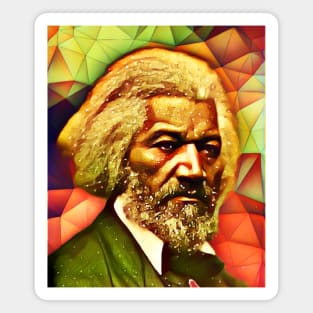 Frederick Douglass Snow Portrait | Frederick Douglass Artwork 8 Magnet